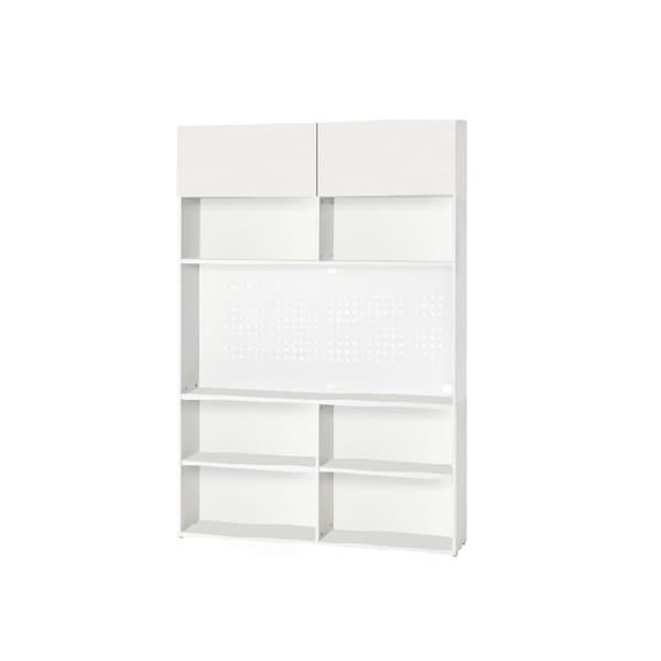 뉴아빌 6단책장 도어형 140cm (컬러 택1)