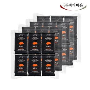 [17,900→ 13,900원 할인] 바다마음 알톡김 구운명란맛 24봉 명란김 도시락김