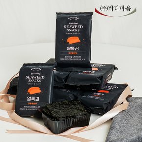 [17,900→ 13,900원 할인] 바다마음 알톡김 구운명란맛 24봉 명란김 도시락김