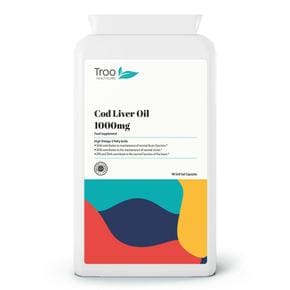 영국직구 Troo Healthcare 트루헬스케어 코드 리버 오일 대구간유 1000mg 90소프트젤 Cod Liver