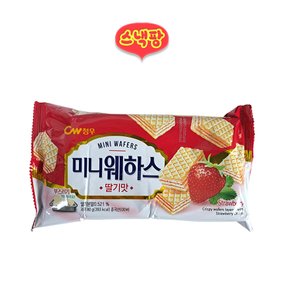 청우 미니웨하스 딸기 80g