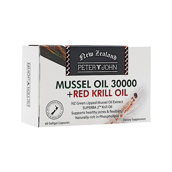피터앤존 초록입홍합 오일 30000 크릴 Krill 60정