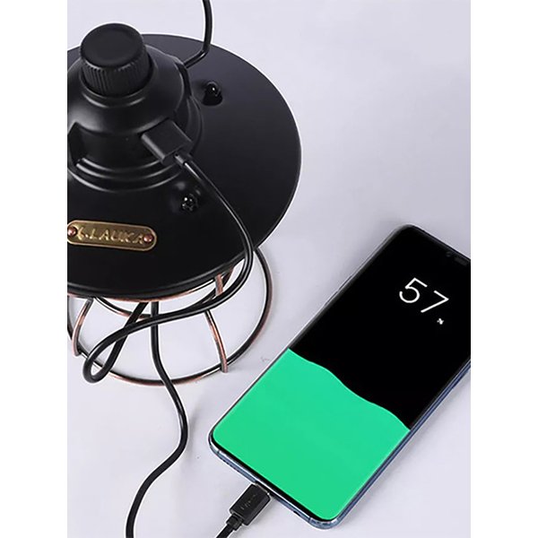 차크닉 LED 빈티지 캠핑 랜턴 휴대용 미니 USB 충전식