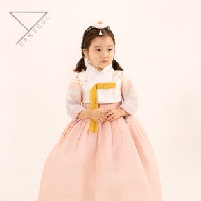 한복 1710.S  아기자기 파스텔 색동 여아한복