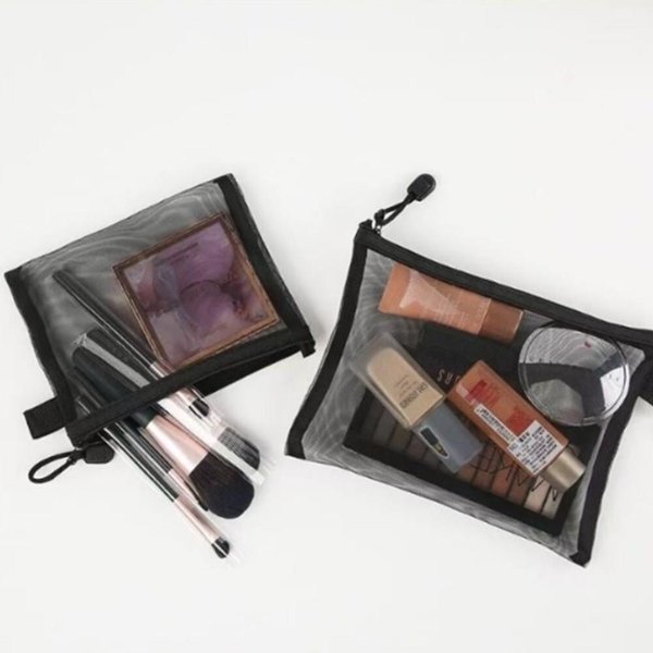 [옷자락] 남자 여자 메쉬 여행용 수납 정리 파우치