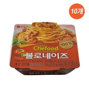 간편조리 쇠고기 토마토 허브 쉐푸드 볼로네이즈 스파게티 220g 10개