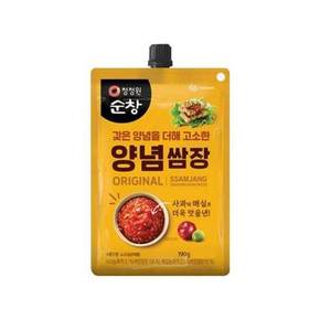 청정원 순창 양념쌈장 190g x 5개 / 여행용 휴대용 간편개별포장