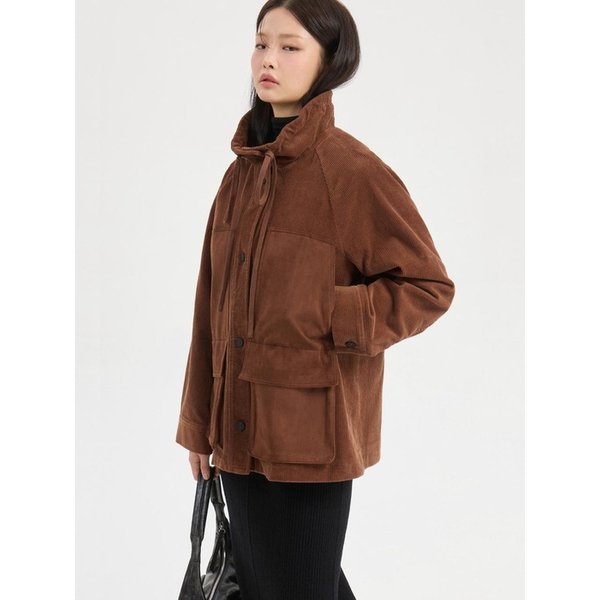 Corduroy Button Jumper (brown) LFUAS26110BRX