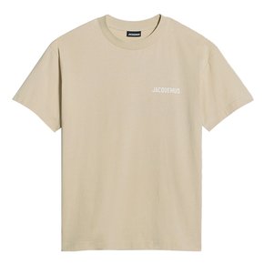 로고 반팔 티셔츠 216JS207 2480 130 LIGHT BEIGE [JAC007be]