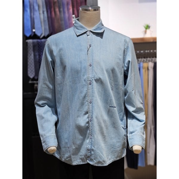 [시흥점] S/S renoma 레터링 청 셔츠 (RPAMBC07A)