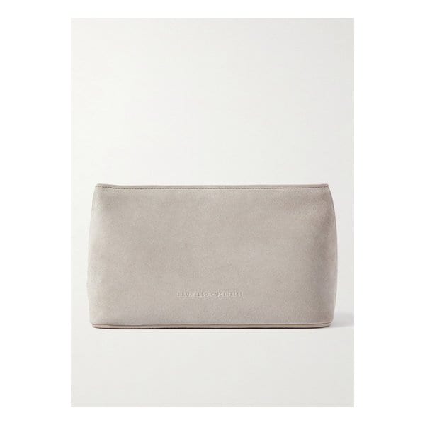 브루넬로쿠치넬리 스웨이드 파우치 베이지 46376663162905658