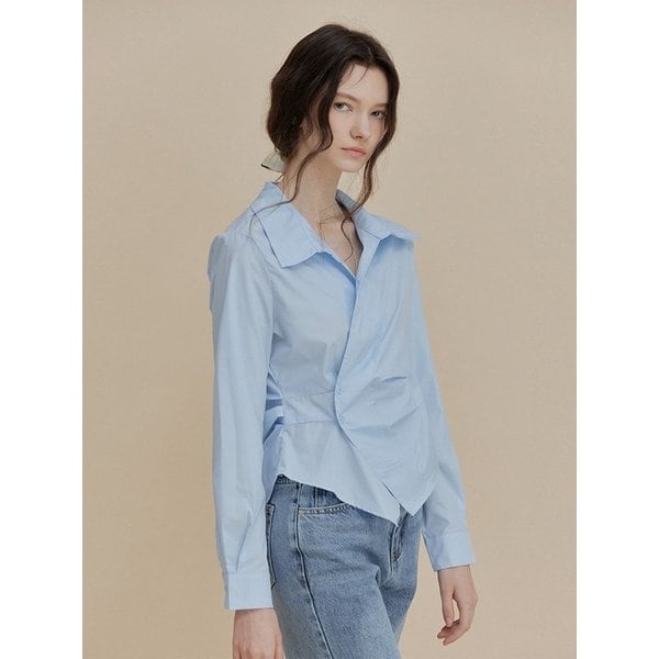 채티 랩 언발 셔츠