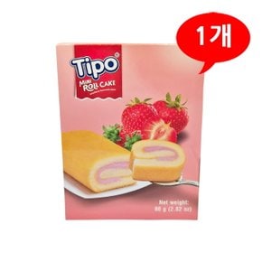 [오성물산] 티포 미니 롤 케이크 딸기 80g
