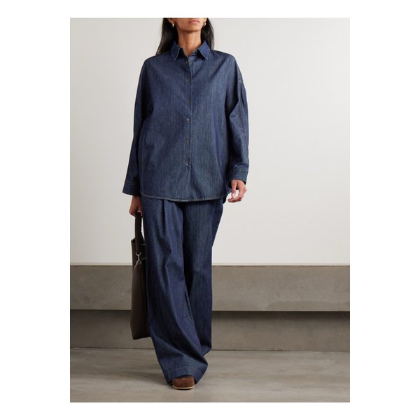 데님 셔츠 다크 데님 46376663162929319