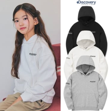 디스커버리키즈 키즈 덴버 스몰로고 후드 티셔츠(DKHD31044)