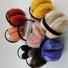 국산 페아크 퍼 귀마개  직선 접이식  Holderable Ear Muff 패션 귀마개   2221