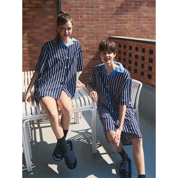 [2PACK] 룰즈 클린핏 반팔 커플 파자마세트