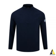 GFORE 지포어 LUXE QUARTER ZIP SLIM FIT MID LAYER (G4MA23K123-TWILIGHT) (남성 럭스 쿼터 집