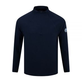 GFORE 지포어 LUXE QUARTER ZIP SLIM FIT MID LAYER (G4MA23K123-TWILIGHT) (남성 럭스 쿼터 집