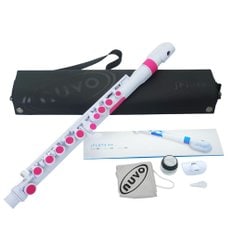 NUVO jFlute 2.0 WhitePink N220JFPK [] 누보 플라스틱제 관악기 완전 방수 사양 플루트 C조