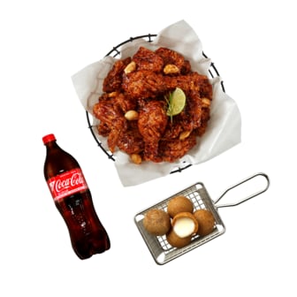 BHC 쏘마치+치즈볼+콜라 1.25L