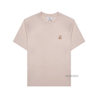 메종키츠네 [메종 키츠네] SS25 남성 스피디폭스 패치 티셔츠 MM00125KJ0008 0114
