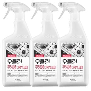 오클린 다목적세제 750ml(주방용) x 3개