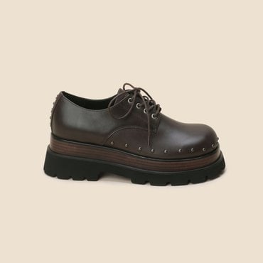슈콤마보니 Platform stud loafer(brown) DG1DS25019BRN