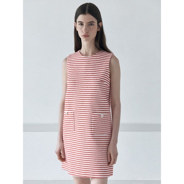stripe  dress_red
