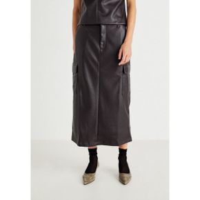 5198519 GAP VEGAN UTILITY MIDI SKIRT - Pencil skirt terra brown