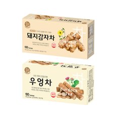  송원 우엉차 100T +돼지감자차 100T (200T)