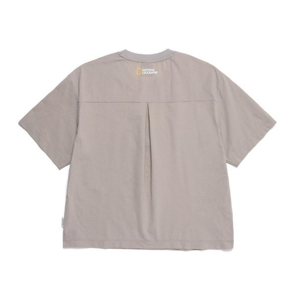 [여주점] N252WTS190 여성 프로즌에어 세미크롭 반팔티셔츠 MOURNING GREY