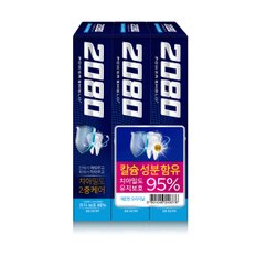 2080 파워쉴드 블루더블민트치약 (120g*3입)