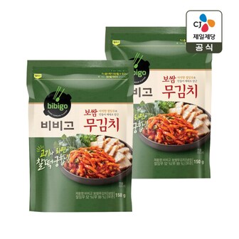 CJ제일제당 비비고 보쌈무김치 150g x2개