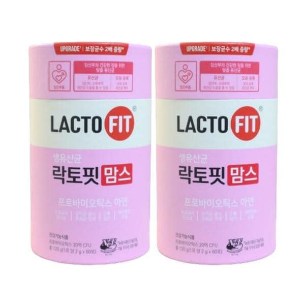 [종근당건강] 종근당건강 락토핏 맘스 60포 x 2개 (S39138841)