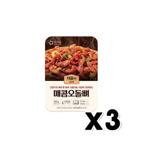 아워홈 매콤오돌뼈 즉석간편안주 160g x 3개