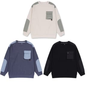 24년 FW (남아) 밸런스 와플지 포켓 스웨트셔츠 MKE3TR1401