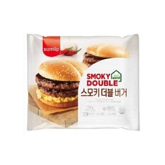 기타 [오티삼립]냉동 스모키 더블 버거 (170g) 16봉