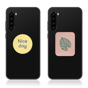국산 플라이토 디자인 차량용 핸드폰 자석 거치대 철판 원형 사각 40mm