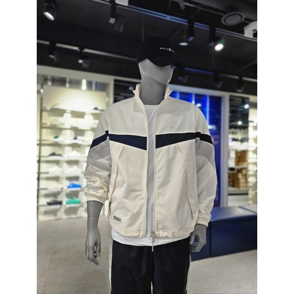 [파주점] 공용 컬러블럭 바람막이 자켓(FS2JKG3103X-SWH)