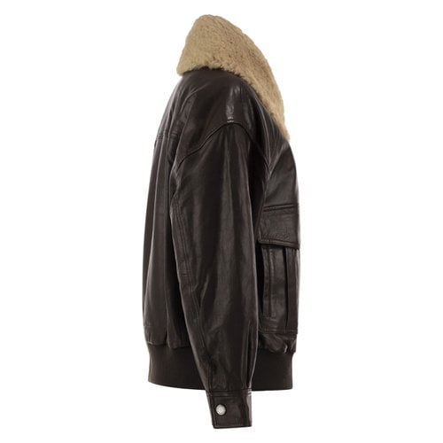 막스마라 위크엔드 여성 레더 자켓 FW26 2625446012600 001