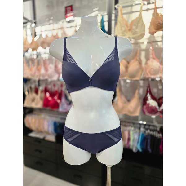 [시흥점] S 비너스 ) 컴포트 메모리즈 브라,백레이스 팬티 세트 [VBR1802/VPT1802A-NB]