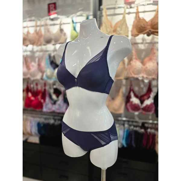 [시흥점] S 비너스 ) 컴포트 메모리즈 브라,백레이스 팬티 세트 [VBR1802/VPT1802A-NB]