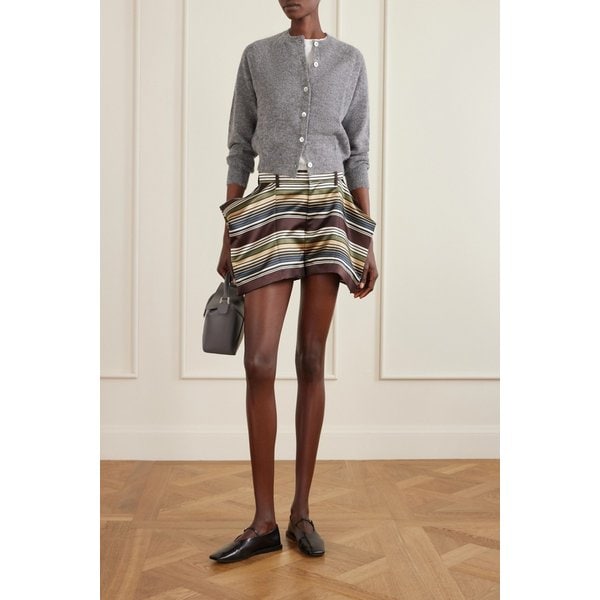 멀티 스트라이프 새틴 쇼츠 46376663162958856