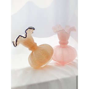 라인 레이스 글라스 화병