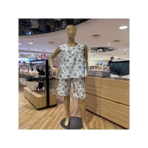 BGWNB301 아사면 민소매 반바지 잠옷세트_P403818326