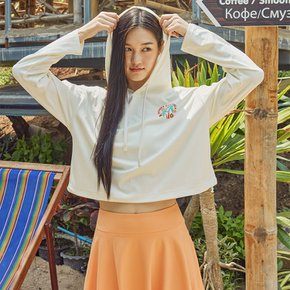 우먼 트로피컬 레깅스 스커트 라이트오렌지 (B5SWWLK031LOR)