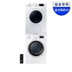 삼성전자 WW90T3000KW+DV90T5440KW 드럼세탁기 건조기 세트 9kg+9kg