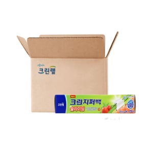 크린 슬라이딩 지퍼백 27cm x 28cm(대) 15매 X 24개(1BOX)