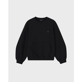 송지오 [파주점] 옴므 엠블럼 코쿤 크루넥 티셔츠 SI2TS915BK